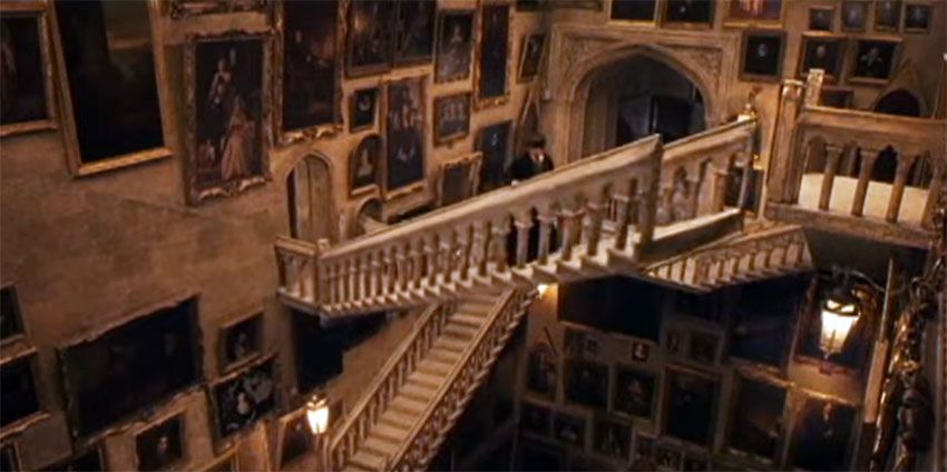 Magiczne schody z filmu Harry Potter i więzień Azkabanu