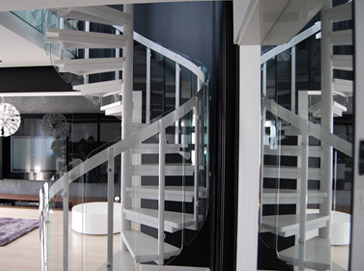 Schody spiralne Atrium System Glasso