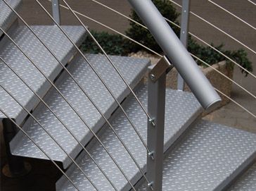 Przemysłowe schody metalowe